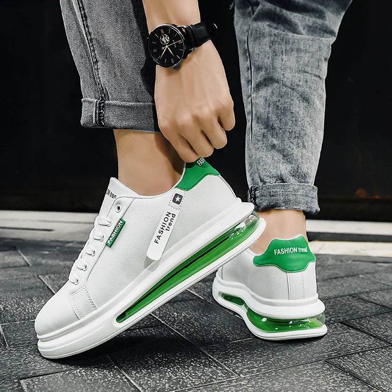 Fashion Brand Sneakers for Men Casual Shoes New Soft Comfortable Pu Leather Shoes Breathable Flats Shoes for Man tenis masculino